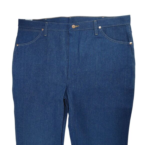 NWT Wrangler 936DEN Cowboy Cut Slim Fit Denim Jeans Men's 42x32 Fit Over Boots - Picture 3 of 10